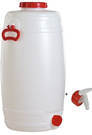 Graf Getränkefass Rund 50 Liter mit Auslaufhahn NW 10