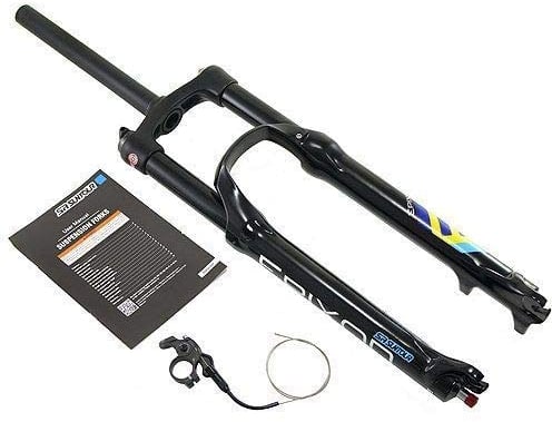 SR Suntour Epixon Fork 27.5Inches 120mm Remote Lockout Air QR 9mm Glossy Black, VK1558