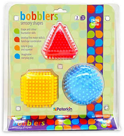 Peterkin | Play & Learn – BOBBLERS - Sensory Shapes | Pre-school Toys | Educational Toys | Ages 12m+