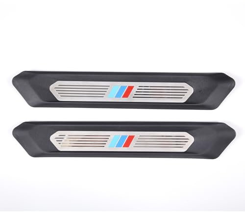 ABS M3 Car Rear Door Sill Protector Plate Threshold strip Frame Trim For X3 X4 G01 G02 2018 2019 (Style C)