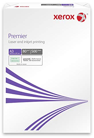 Xerox 003R91832 Premier ECF Kopier-, Druckerpapier, DIN A5, 80 g/m², 2500 Blatt, weiß