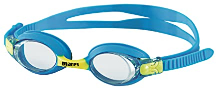 Mares Aquazone Occhialini Meteor, Occhialini da Nuoto Unisex Bambini, Blu, Taglia Unica