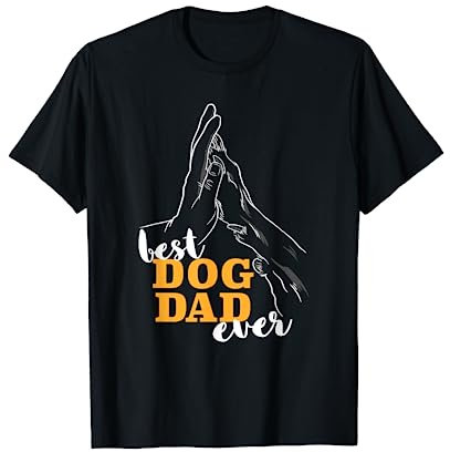 Best Dog Dad Ever Le meilleur papa chien du monde - Chiens T-Shirt