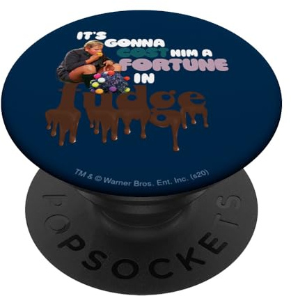 Willy Wonka and the Chocolate Factory Fudge Logo PopSockets PopGrip Interchangeable