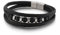 Armbänder Herren Leder, Herren-Armband Silber Men's Bracelet Mehrschichtige Perlen Herren Schmuck Geschenk für Männer