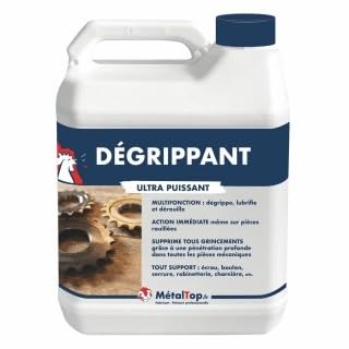 Metaltop - Dégrippant action rapide - Pot 5 L