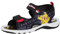 Pokemon - Sandalias deportivas para niños Pikachu Poke Ball con puntera abierta, fáciles de sujetar, zapatos de verano, Black, 30 EU