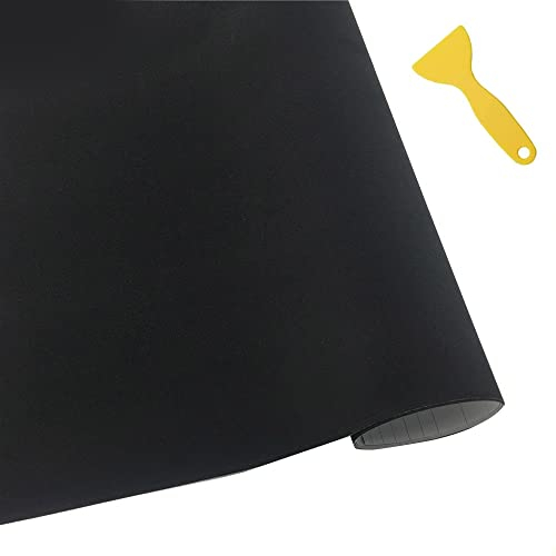 JTgugu 42 x 150cm Mikrofaserstoff Selbstklebend Auto Wildlederoptik Auto Innenraum Folie Selbstklebend mit Luftkanäle für Autoinnenräume Polsterungen Schmuck Schublade - Nein Stretch Dehnbar