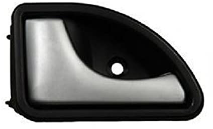 Poignée de porte intérieure noire et grise gauche compatible avec Kangoo - Twingo | Installation facile et qualité OEM | FINAO AUTOPARTS