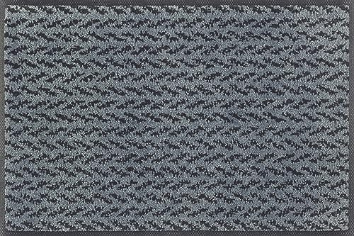 wash+Dry Fußmatte Duo Denim 40x60cm, innen und außen, waschbar, Blau