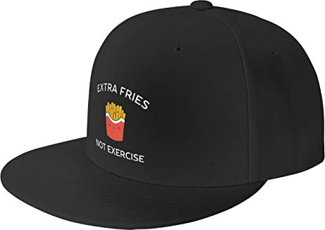 385 Baseballkappe Lustiges Pommes Frites Wortspiel Trucker-Kappe Mode Unisex Mütze Sonnenschutz Vintage Basecap, Für Herren, Frauen, Draußen
