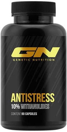 GN Laboratories Anti Stress Kapseln (90 Kapseln) – Natürliche Adaptogene & Vitamine – mit Rhodiola Rosea und Ashwagandha – Made in Germany