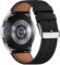 AK Cuir Bracelet Compatible avec Samsung Galaxy Watch 6 5 4 40mm 44mm/6 Classic 43mm 47mm/5 Pro 45mm/4 Classic 42mm 46mm/3 41mm/Active 2 Femme Homme,20mm Bracelet Remplacement Cuir (Noir)
