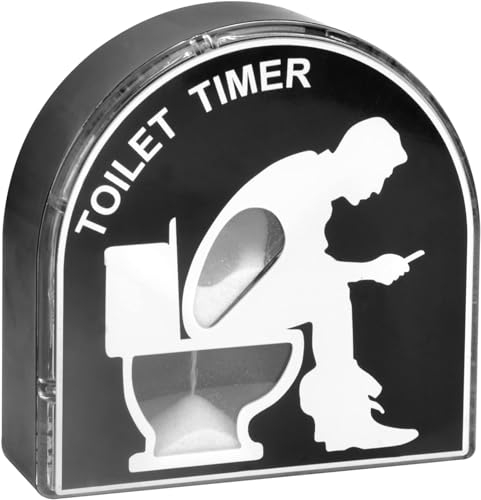 Sablier de toilette créatif de 5 minutes, sablier de toilette créatif pour enfants, outil de synchronisation de la maison, jardin, décoration d'intérieur, jouet pour homme, mari, papa, fête des pères,