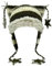 Cat Beanie Beanies Y2k Beanie Strickmütze Grunge Goth y2k Zubehör Häkelmützen für Damen, weiß / grün, Medium
