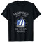 Lustige Segelboot Skipper Segler Kapitän Outfits Legenden altern nicht sie gehen segeln Unisex-Erwachsene Schwarz S T-Shirt
