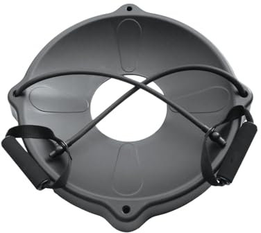 Perfeclan Yoga-Ball-Stuhl-Ständerbasis, Gymnastikball-Basis, Yoga-Ball-Halter-Ständer, Yoga-Ball-Unterstützung für Büro-Pilates im Innenbereich, mit Widerstandsband