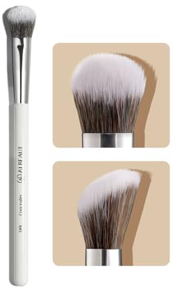 Albeaut Concealer-Pinsel, abgewinkelt, aufhellend, Concealer, Make-up-Pinsel, unter den Augen, Verblendungspinsel, Kätzchenpfote (189 Concealer)