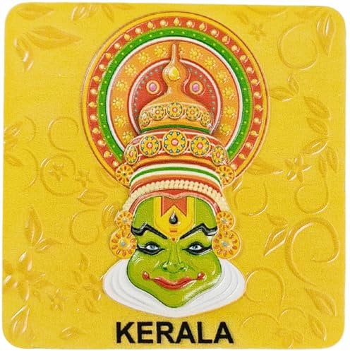 Kerala India Refrigerator Magnet Travel Souvenir Fridge 3D Decoration Magnetic Sticker Craft