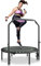 VEVOR Faltbares Mini-Trampolin Fitness-Rebounder 1027 mm, 150kg Belastbares Trainingstrampolin, Sport Rebounder Mit 4-Stufig Höhenverstellbarem Schaumstoffgriff