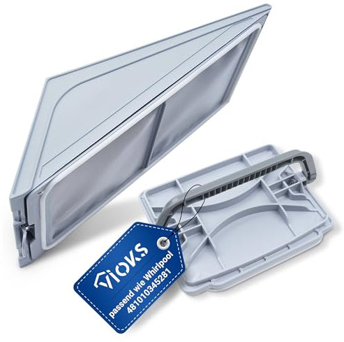 VIOKS Filtro base di ricambio per Whirlpool Bаuknecht 481010345281 Indesit C00312162 Filtro asciugatrice – Filtro HX con telaio su scambiatore di calore – Filtro per asciugatrice a pompa di calore