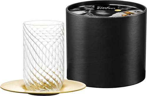 Dekomiro Eisch Twist LatteMacchiato 133/21 gold mit Untertasse