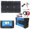 Kit Solaire Complet: onduleur 6000W + Panneau 18W 18V avec contrôleur Double Tension, 4ports USB et écran LED(220V)