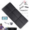 Cargador solar para coche, cargador de panel solar de 200 W, generador de batería, mantenedor flexible plegable de 12 a 24 V automático para viajes al aire libre de coche, vehículo, camión