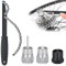 Yimomoyi Outils de Demonte de Cassette de Vélo Kit d'outils pour Fouet de chaîne de vélo, 4 Pièces Whip Outil de Retrait de Roue Libre Kit D'outils de Chaîne de Vélo, Convient aux chaînes de Vitesses