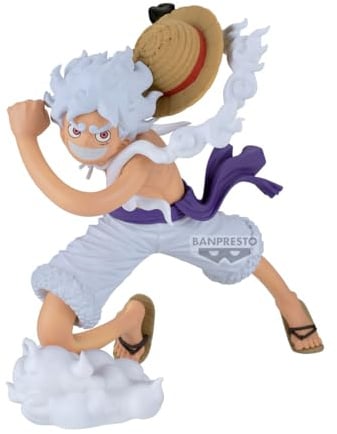Banpresto Actionfigur Monkey D. Luffy Gear5 II One Piece, Grandista 22 cm, Mehrfarbig, Sammelfigur, optimal für Anime-Fans