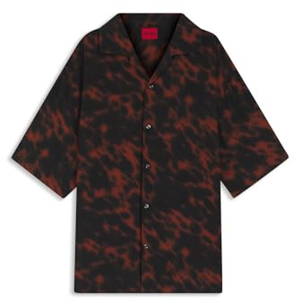 HUGO Oversized Hemd Mit Digital-Print