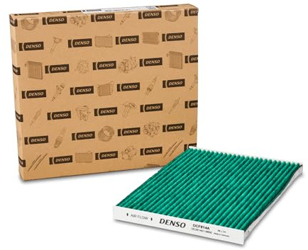 DENSO ClearAir+ Innenraumfilter (Teilenummer DCF814A) 5-lagige Filterung mit antibakteriellem Schutz, entfernt bis zu 99% aller Bakterien und Viren