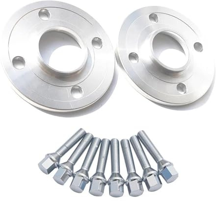Goujons Roue Kit D'entretoises Pour Citroen (2 Pièces) Entraxe 10 Mm 4x108x65,1i (4x4,4,25) Filetage Conique Alésage Moyeu M12x1,25 Élargisseurs Voie En Aluminium(Argent)