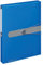 Herlitz Sammelbox A4 PP mit Rückenetikett, 1 Stück mit Design-Aufdruck, Rückenbreite 4 cm, opak blau