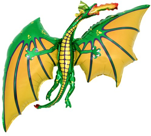 Folienballon Drache grün Folienballons