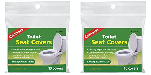 Coghlan's 10-Pack Biodegradable Tissue Toilet Seat Covers (2-Pack)