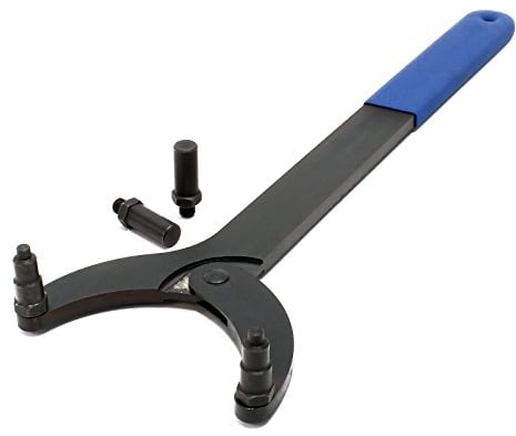 Wiltec Nockenwellenrad Gegenhalter, 415 mm lang, für 30-45 mm Nockenwellenräder, Wechsel Werkzeug für Zahnriemenwechsel und Nockenwelle