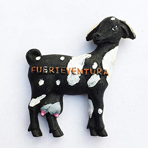 Ovejas lecheras de la Isla de Fuerteventura España 3D Imán de Nevera Recuerdo de Viaje Colección de Regalos Hogar y decoración de la Cocina Etiqueta magnética