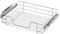 XEMQENER Heavy Duty Kitchen Pull Out Wire Baskets Base Storage Unit, 600MM Slide Out Kitchen Utensil Holder Rack Larder Drawers Origanize with Buffer (for 600mm Width, 1 Pcs)