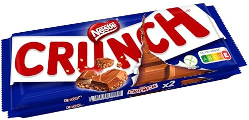 Crunch - Tablette Chocolat au Lait et aux Céréales - 2x100g