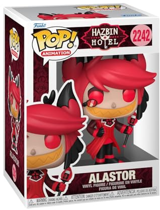 Funko POP! Animation: Hazbin Hotel - Alastor - 1 in 6 Chance of Rare Chase | Offizieller Fanartikel und Merch - Vinyl Sammelfigur als Regal Deko - Geschenkidee zum Geburtstag für Fans und Sammler