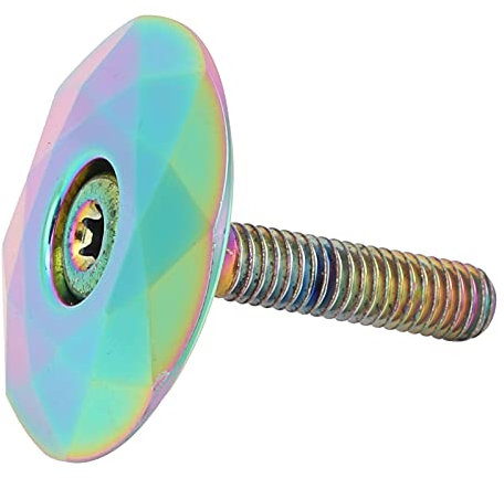 SUNGOOYUE Bicycle Headset Top Cap, Aluminum Alloy Bike Headset Stem Top with for Mountain Road Bike(Multicolor)