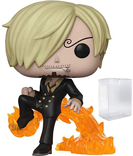 POP Anime: One Piece - Vinsmoke Sanji (Fishman) Funko Pop! Vinyl Figure (Bundled with Compatible Pop Box Protector Case)