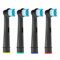 Brossettes de Rechange Compatibles avec Oral B - Têtes de Brosses à Dents Électrique pour Orall B Vitality 100, Pro Séries, Genius X, Kids - Parfaites pour Nettoyage en Douceur et Gencives Saines (4)