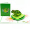 Rykamia Pop-Up-Karte mit grünem Frosch, leere Frosch-Karte mit Umschlag, Frosch-Geburtstagskarte, Frosch-Karte für Kinder, Frosch-Geschenk, einfach so, Get Well Soon, Ehefrau, Tochter