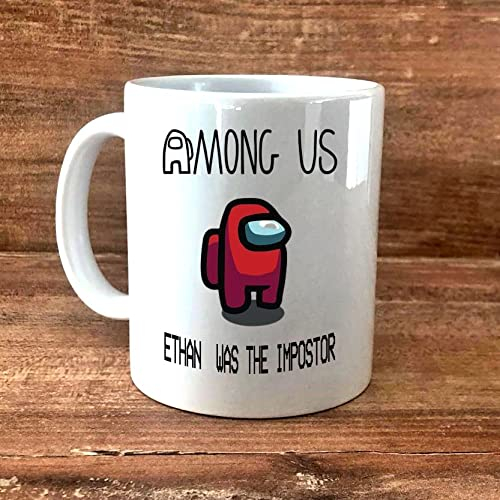 Mug AMONG US idée cadeau (Rouge)