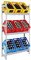PROREGAL Getränkekistenregal Camel für 9 Kästen, HxBxT 180x100x30cm, Traglast pro Fachboden: 100 kg, Grau, Kellerregal Lagerregal Werkstattregal Garagenregal