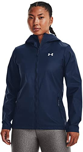Under Armour Women's UA Forefront Rain Jacket, Waterproof Jacket for Women, Lightweight Raincoat
