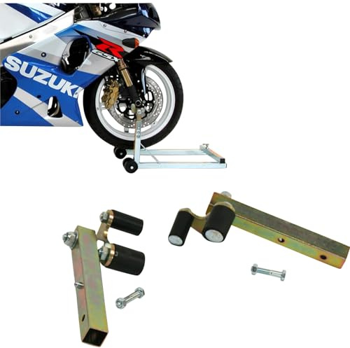 Kern Zubehör Motorradständer Frontwippe Gabel Aufnahmeadapter für Vierkant-/Monoständer, Unisex, Multipurpose, Ganzjährig, Stahl, Silber