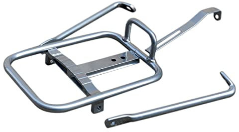 Sahkgye 14 Faltrad Front GepäCkträGer Legierung Fahrrad Front GepäCkträGer Fahrrad GepäCkträGer Silber